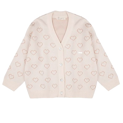 Джемпер Сердечки для девочки Наследникъ НВ-МТ-017-НТ 1